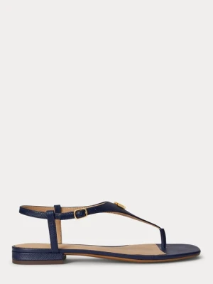 Japonki Lauren Ralph Lauren granatowy