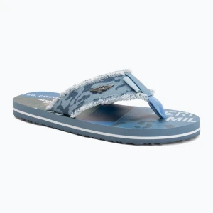 Japonki męskie Aeronautica Militare SC0310UCT03593 camouflage blu
