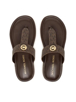 Japonki MICHAEL Michael Kors Koya Flip Flap 40R6KOFA2B Brązowy