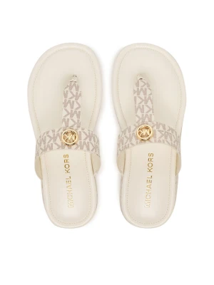 Japonki MICHAEL Michael Kors Koya Flip Flap 40R6KOFA2B Kremowy