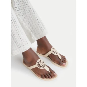 Japonki Nine West CEO-CT0906-1 Écru Kremowy