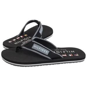 Japonki Patch Hilfiger Beach Sandal Black FM0FM05435 BDS (TH1273-a) Tommy Hilfiger