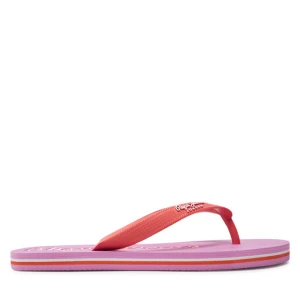 Japonki Pepe Jeans Bay Beach Brand W PLS70157 Czerwony