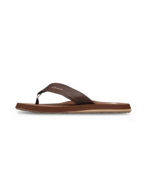 Japonki Quiksilver brązowy