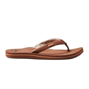 Japonki Reef Cushion Sandes CJ4318 brązowe