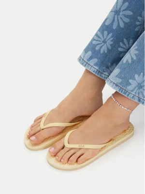 Japonki Roxy CEOWB-SS25-3C021 Żółty jasny