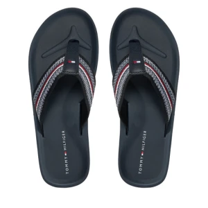 Japonki Tommy Hilfiger Comfort Hilfiger Beach Sandal FM0FM04910 Niebieski