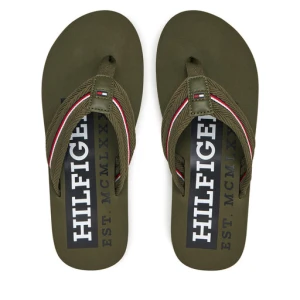 Japonki Tommy Hilfiger Corporate Hilfiger Beach FM0FM05436 Czerwony