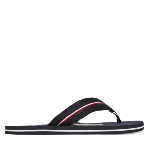 Japonki Tommy Hilfiger Corporate Hilfiger Beach FM0FM05436 Granatowy