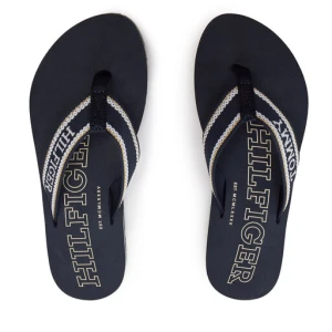 Japonki Tommy Hilfiger Hilfiger Beach Sandal FW0FW07905 Granatowy