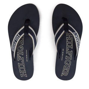 Japonki Tommy Hilfiger Hilfiger Beach Sandal FW0FW07905 Niebieski