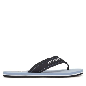 Japonki Tommy Hilfiger Hilfiger H Padded Beach Sandal FM0FM05536 Granatowy