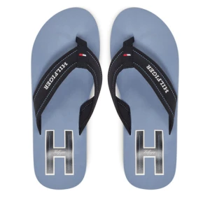 Japonki Tommy Hilfiger Hilfiger H Padded Beach Sandal FM0FM05536 Granatowy