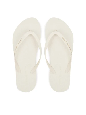 Japonki Tommy Hilfiger Hilfiger Strap Beach Sandal FW0FW08736 Écru Kremowy