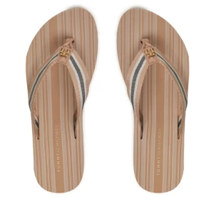 Japonki Tommy Hilfiger Im Th Print Beach Sandal FW0FW08370 Beżowy