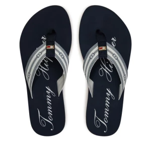 Japonki Tommy Hilfiger Im Th Signature Beach Sandal FW0FW08369 Granatowy