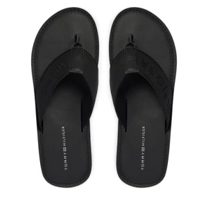 Japonki Tommy Hilfiger Jacquard Logo FM0FM05808 Czarny