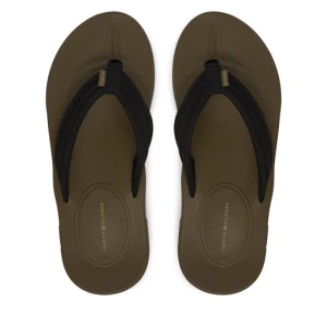 Japonki Tommy Hilfiger Molded Hilfiger Lth Beach Sandal FM0FM05802 Czarny