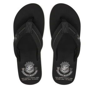 Japonki Tommy Hilfiger Patch Hilfiger Beach Sandal FM0FM05804 Czarny