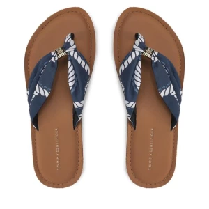 Japonki Tommy Hilfiger Th Elevated Beach Sandal Print FW0FW07164 Granatowy