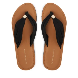 Japonki Tommy Hilfiger Th Ltr Footbed Summer Sandal FW0FW09194 Czarny