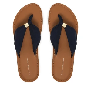 Japonki Tommy Hilfiger Th Ltr Footbed Summer Sandal FW0FW09194 Granatowy