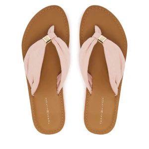 Japonki Tommy Hilfiger Th Ltr Footbed Summer Sandal FW0FW09194 Różowy