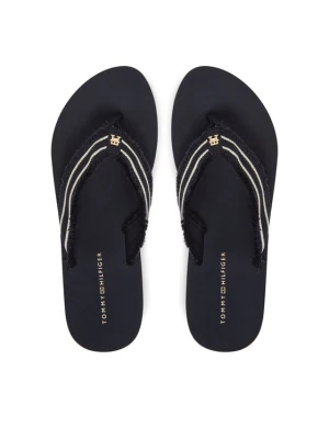Japonki Tommy Hilfiger TH Webbing Beach Sandal FW0FW08739 Granatowy