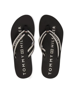 Japonki Tommy Hilfiger Th Webbing Summer Sandal FW0FW09193 Czarny