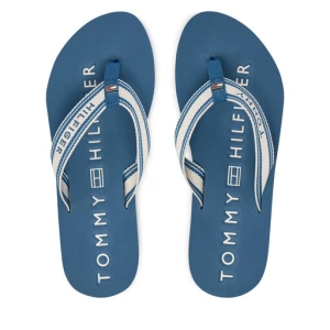 Japonki Tommy Hilfiger Th Webbing Summer Sandal FW0FW09193 Niebieski