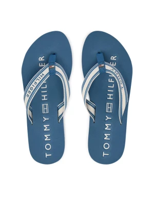 Japonki Tommy Hilfiger Th Webbing Summer Sandal FW0FW09193 Niebieski