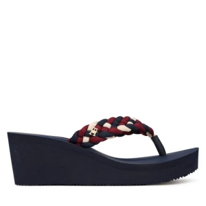 Japonki Tommy Hilfiger Th Wedge Braided Summer Sandal FW0FW09198 Kolorowy