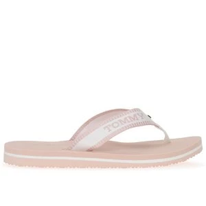 Japonki Tommy Hilfiger Webbing Pool Slide FW0FW07859-0LA - różowe