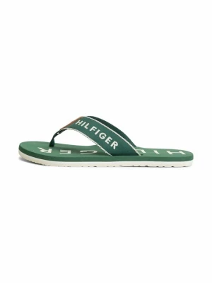 Japonki Tommy Hilfiger zielony