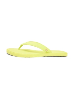 Japonki Tommy Hilfiger żółty neon