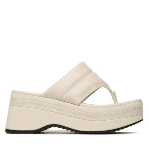 Japonki Tommy Jeans Sandal Padded EN0EN02075 Beżowy