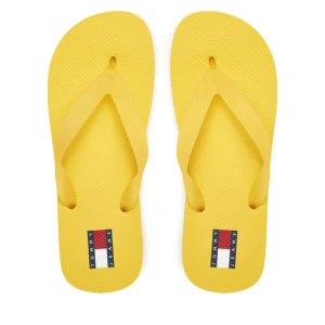 Japonki Tommy Jeans Tjw Logo Flip Flop EN0EN02447 Żółty