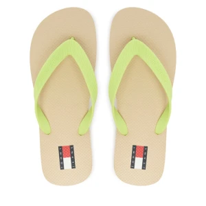 Japonki Tommy Jeans Tjw Logo Summer Sandal EN0EN02979 Żółty