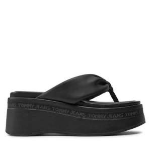 Japonki Tommy Jeans Tjw Wedge Sandal EN0EN02457 Czarny