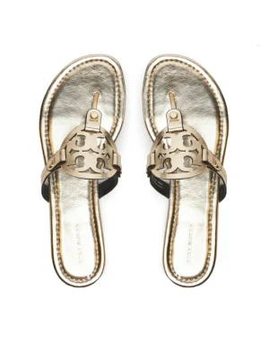 Japonki Tory Burch Miller 162596 Złoty