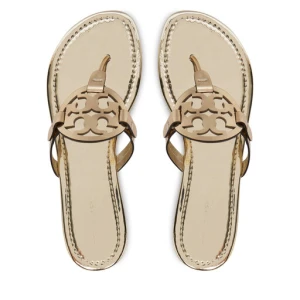 Japonki Tory Burch Miller 170345 Złoty