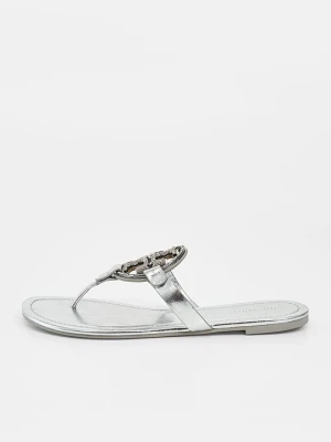 Japonki Tory Burch srebrny