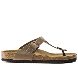Japonki unisex Birkenstock Gizeh 943811 - brązowe