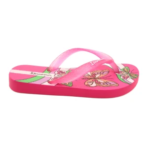 Japonki w motyle dziewczęce Ipanema 83348 AI747 Gliter Pink różowe