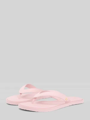 Japonki z aplikacją z logo Tommy Hilfiger