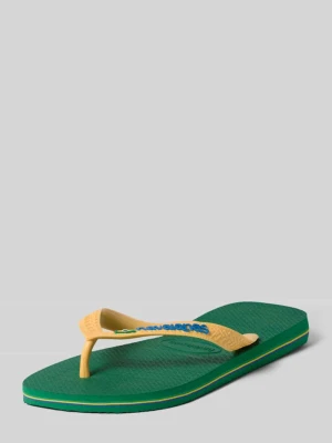Japonki z detal z logo Havaianas