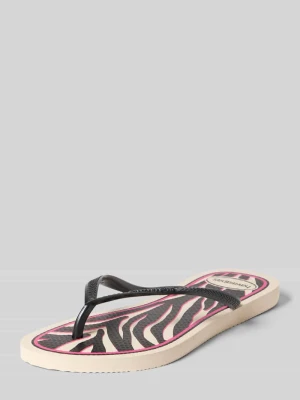 Japonki z detal z logo Havaianas