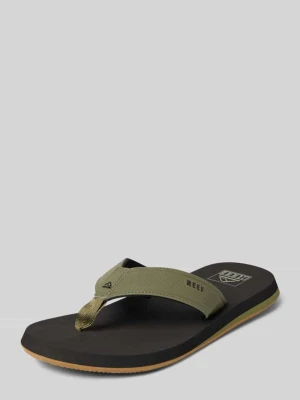 Japonki z detalami z logo model ‘The Layback’ Reef