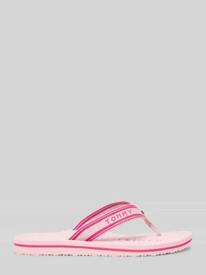 Japonki z detalami z logo Tommy Hilfiger