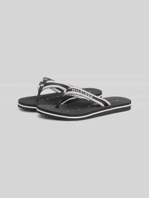 Japonki z detalami z logo Tommy Hilfiger